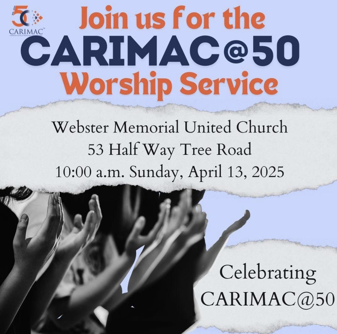 CARIMAC@50 Worship Service Invitation