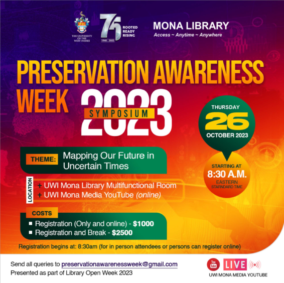 Preservation Awareness Week Symposium 2023: Mapping our Future in Uncertain Times