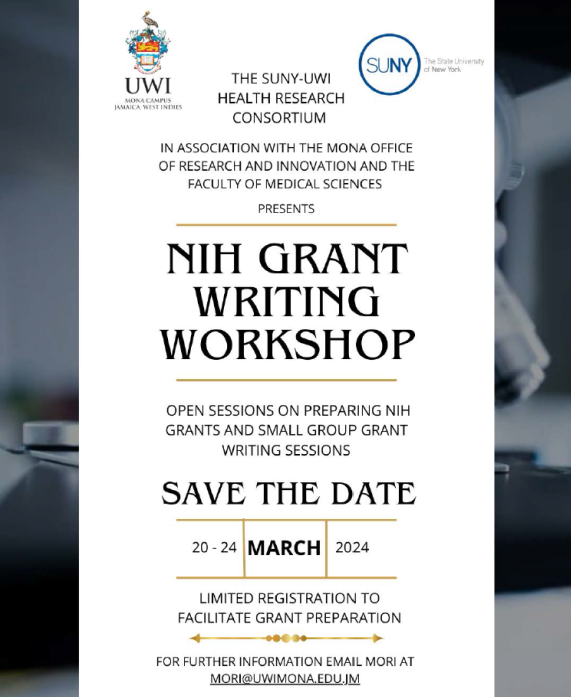 Save the date: NIH Grant Writing Workshop