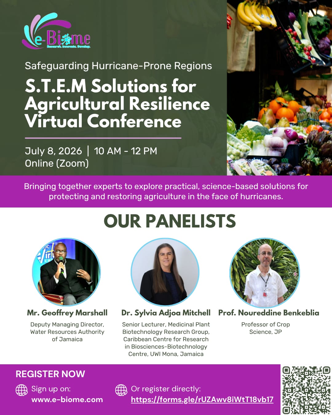 S.T.E.M Solutions for Agricultural Resilience Virtual Conference