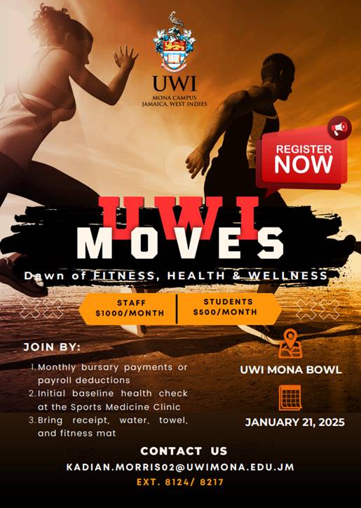 Register Now | UWI Moves Fitness Programme