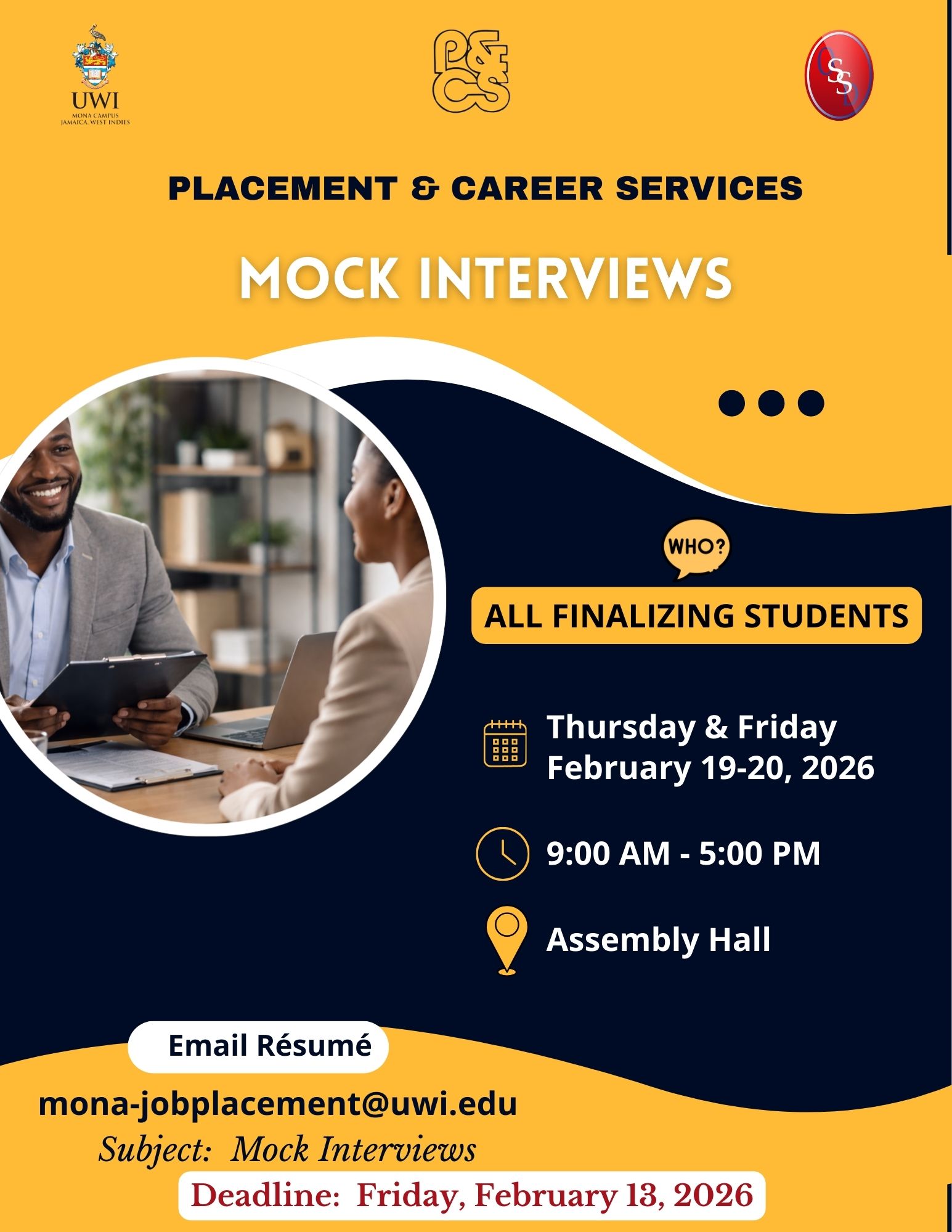 Placement & Career Service 2026 Mock Interviews