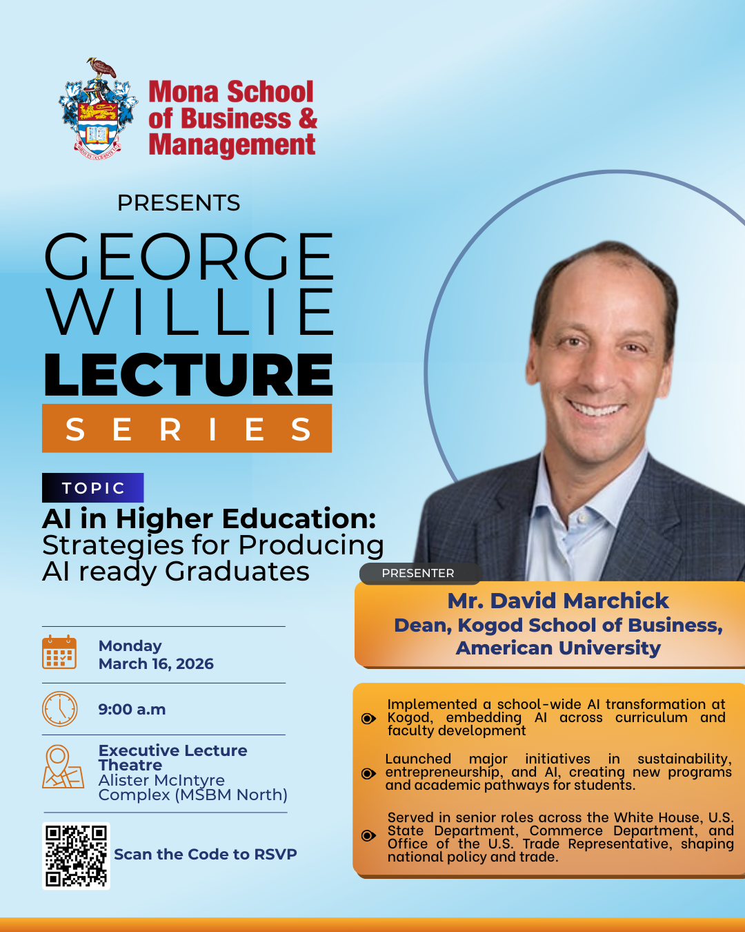 George Willie Lecture Series- AI in Higher Education 