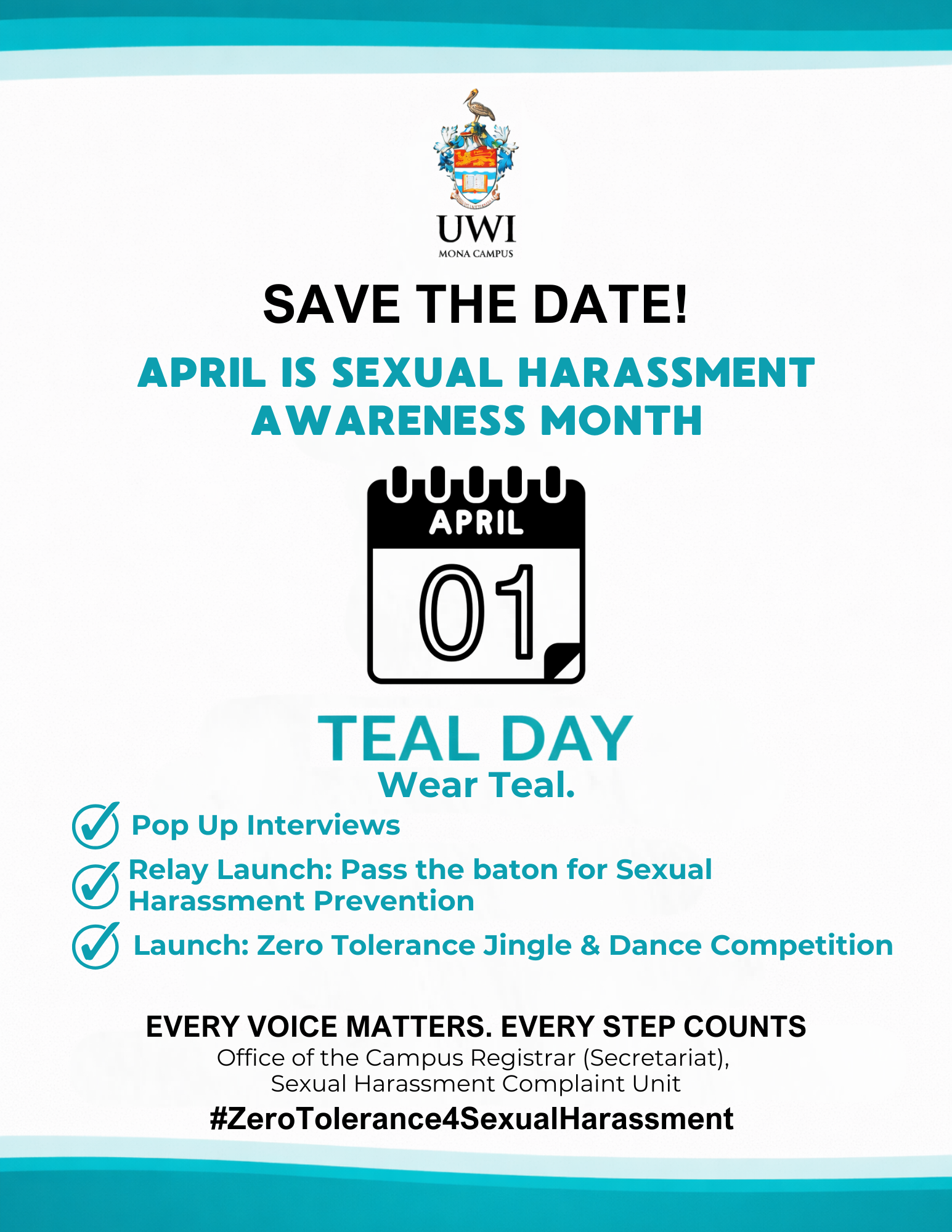 SAVE THE DATE Teal Day 2026