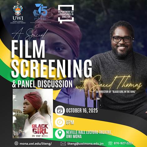 Amended Film Screening and Panel Discussion with Saeed Thomas