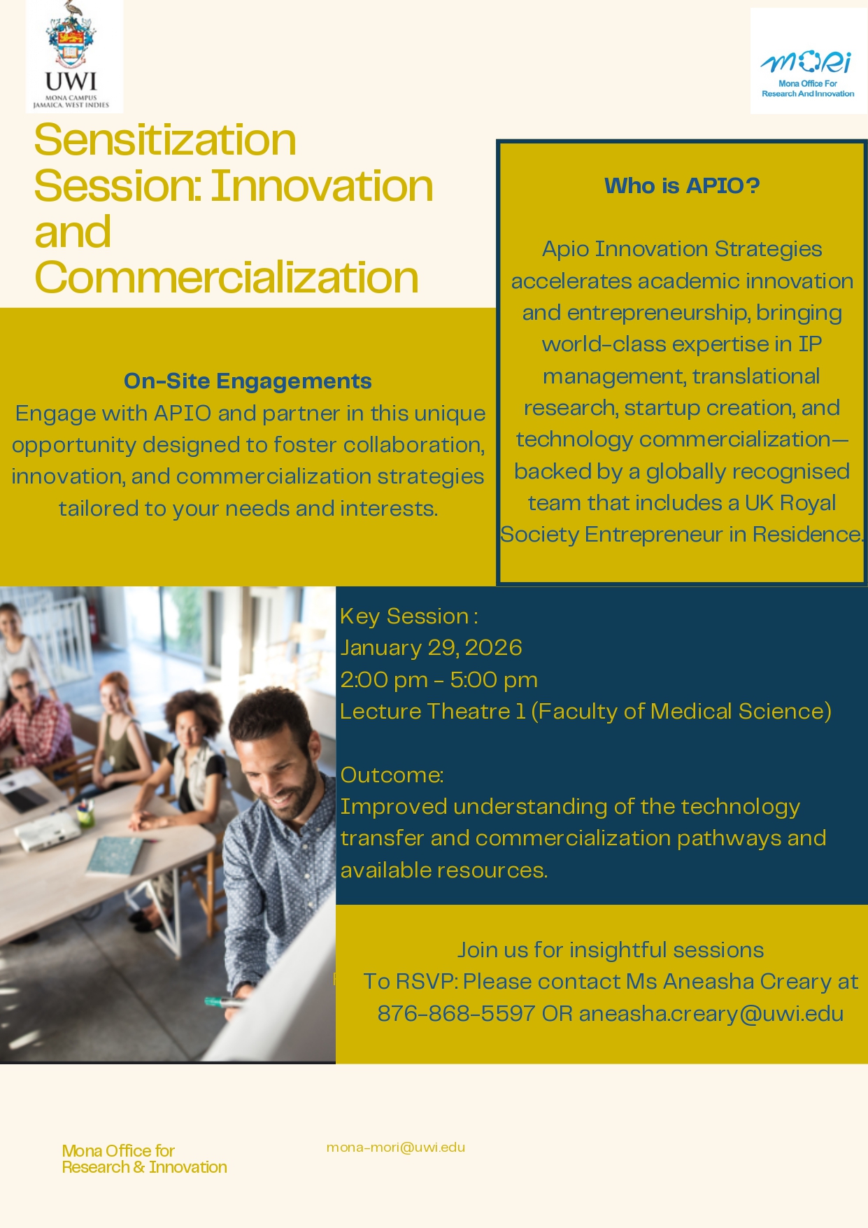 Sensitization Session: Innovation and Commercialization