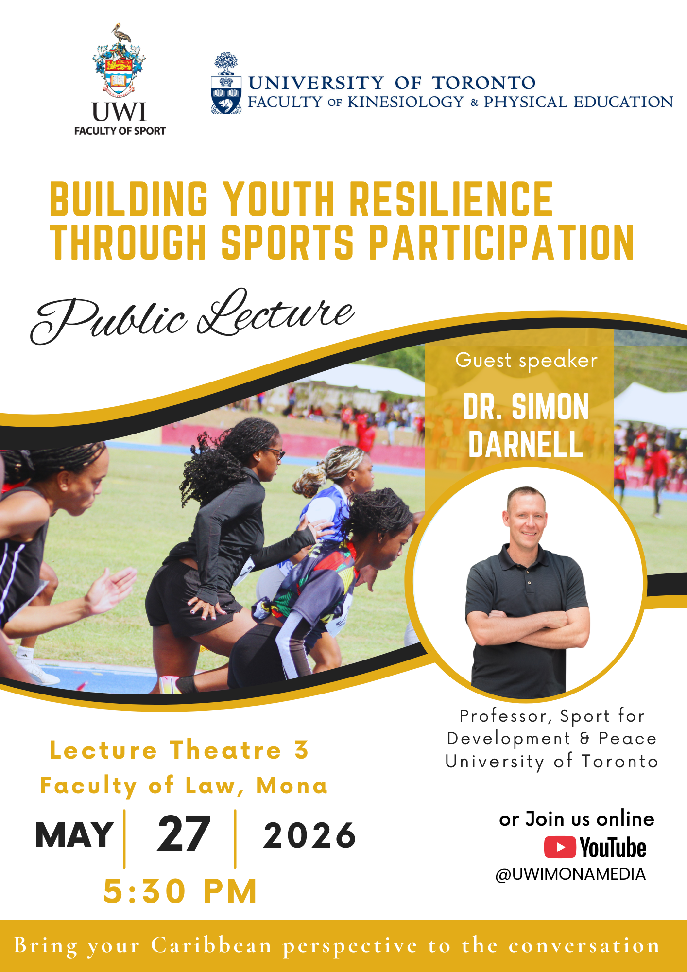 Public Lecture - Building Youth Resilience Through Sports Participation 