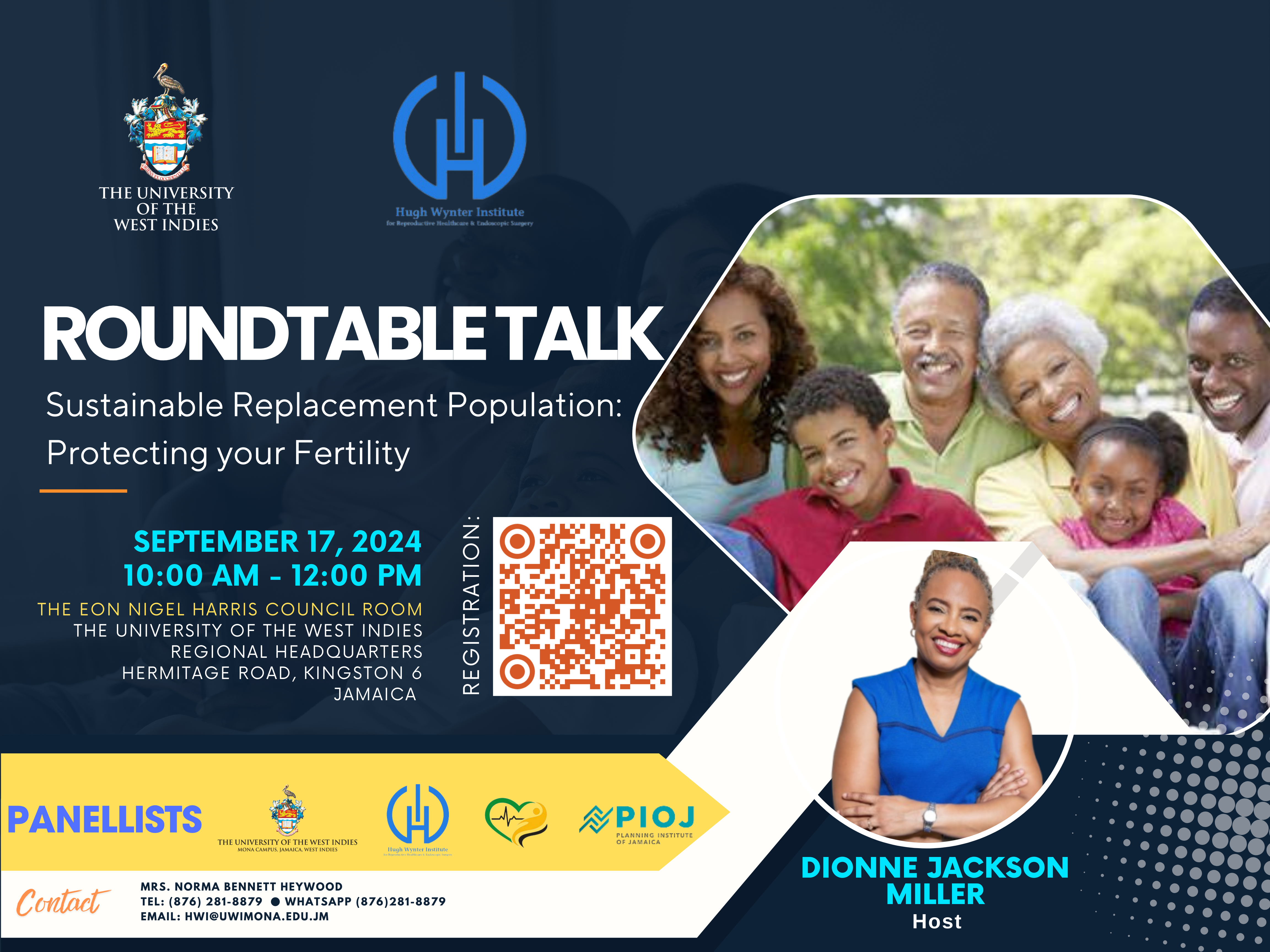 Hugh Wynter Institute for Reproductive Healthcare and Endoscopic Surgery (HWI-RHES) to Host Roundtable Talk on Sustainable Replacement Population