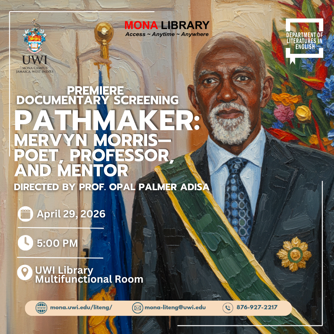 Premiere Documentary Screening- Pathmaker: Professor Mervyn Morris