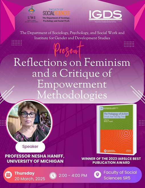 SPSW Graduate Seminar: Reflections on Feminism and a Critique of Empowerment Methodologies