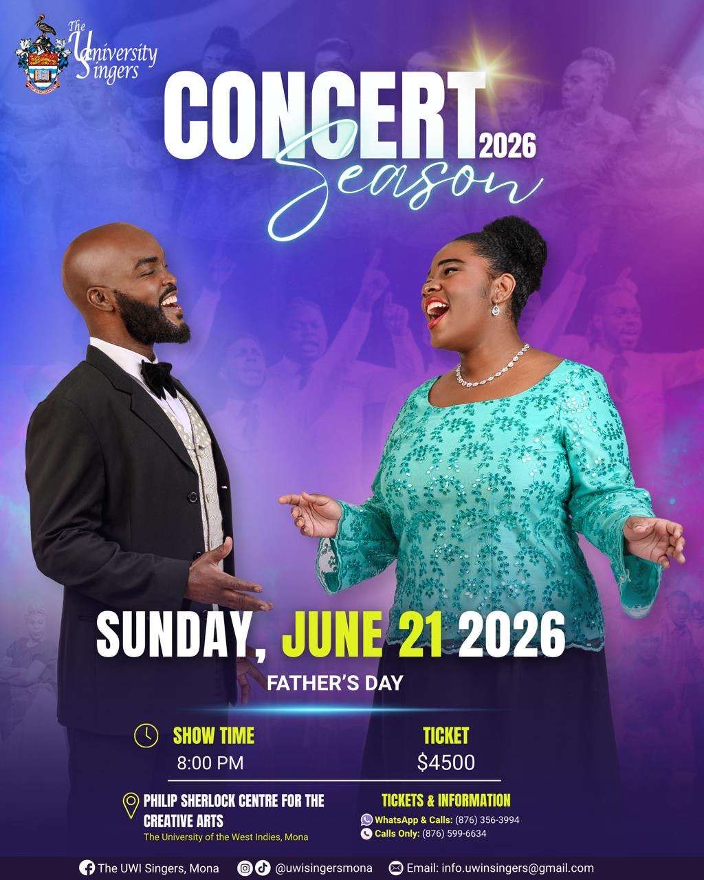 The University Singers’ Concert Season 2026, Father’s Day Performance