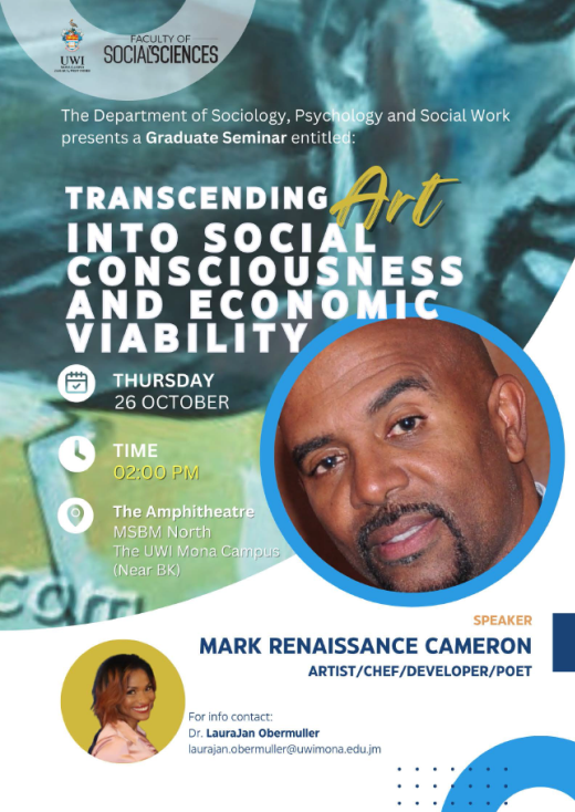 SPSW Graduate Seminar: Transcending Art into Social Consciousness and Economic Viability