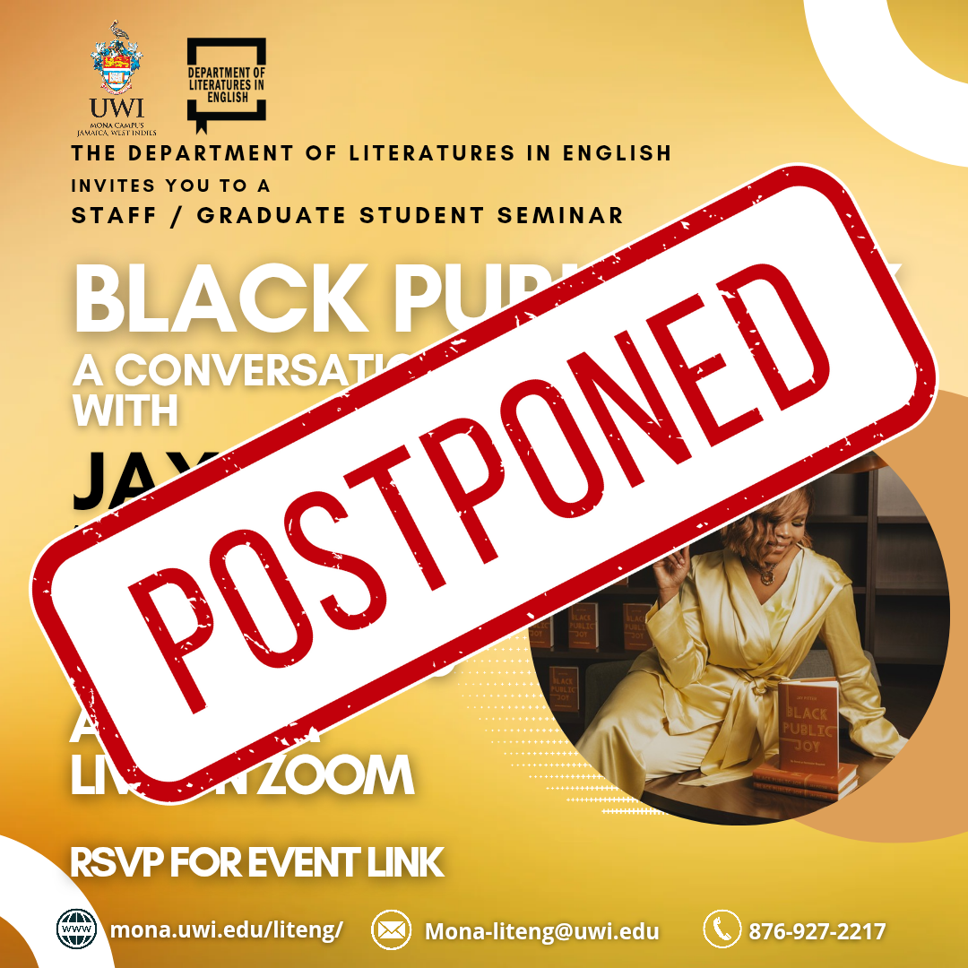 POSTPONED: Staff/Graduate Student Seminar: A Conversation with Jay Pitter